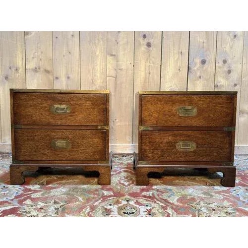 Maritime Bedside Tables, Set of 2 For Sale - Image 9 of 9