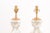 Pair of Exquisite 1930s Italian Marble Urns This elegant pair of Italian table lamps feature beautifully sculpted white...