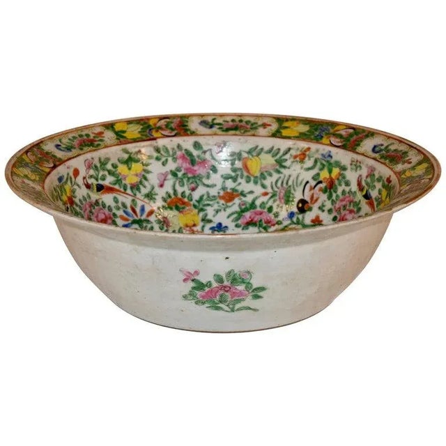 19th C Export Decorative Bowl For Sale In Greensboro - Image 6 of 6