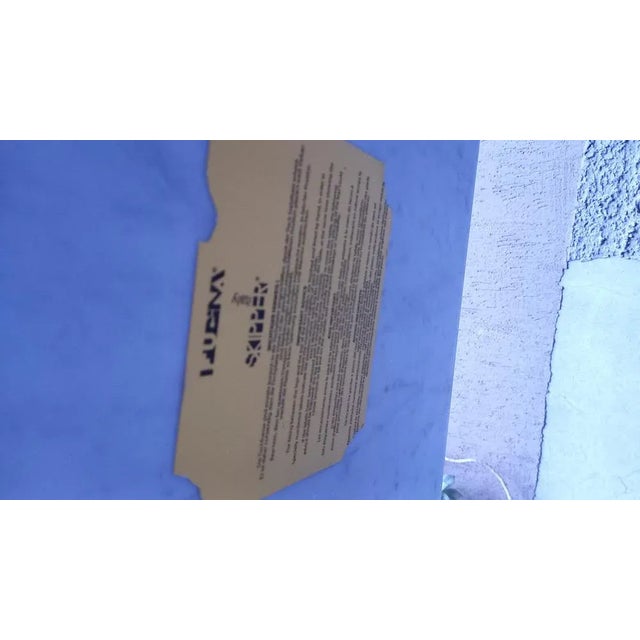 1980s White Marble Eros Table by Angelo Mangiarotti for Skipper, 1990s For Sale - Image 5 of 7