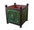 One pair of Authentic French Glazed Terracotta planter Boxes. Each box measures 17.25” square with a height of 21.5” ....