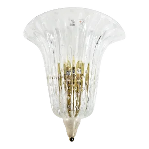Vintage Murano Bullicante & Gold Aventurine Wall Sconce by Barovier & Toso