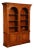 Ethan Allen 'Legacy' Maple Open Carved Library Bookcase For Sale