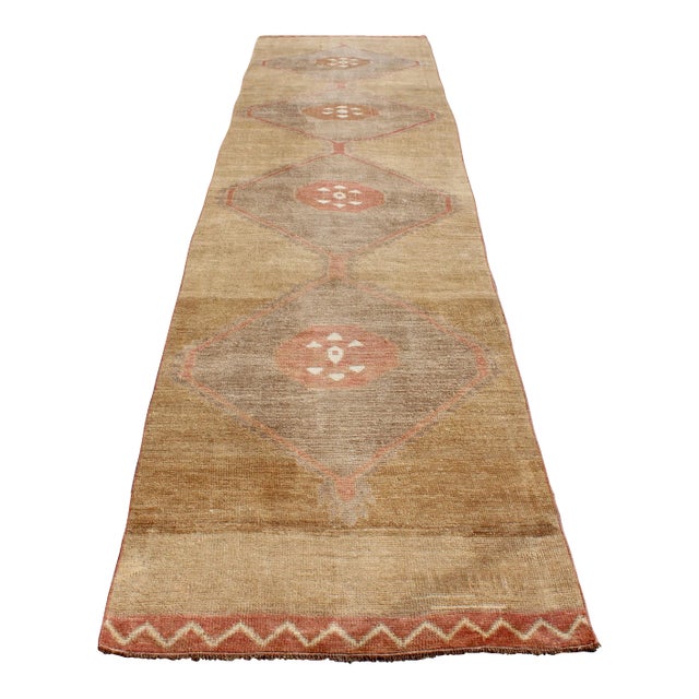 Vintage Turkish Anatolian Rug Runner - 36.5"x148" For Sale