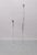 Mid-Century Modern One Left Kurt Verson Style Thin Line Adjustable Height Chrome Floor Lamps For Sale - Image 3 of 9