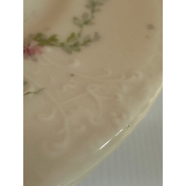Limoges, France Antique Haviland Limoges France Six(6) 6.6"d Dessert Plates Schleiger-151-1 Pink Floral Pattern For Sale - Image 4 of 12
