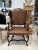 18th Century French Leather Reclining Chair For Sale - Image 4 of 9