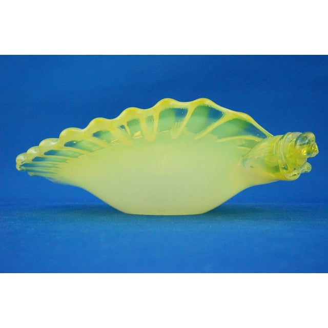 Murano Glass Shell Bowl attributed to Barovier & Toso, Italy, 1940s For Sale - Image 12 of 18