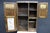 Rare Salesman Sample Style Hoosier Cabinet in Oak With Enamel Work Surface For Sale - Image 4 of 15