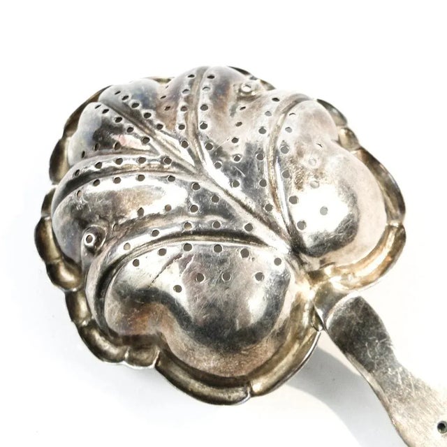 Art Nouveau Polish Pickling Spoon by Bros. Buch, 1890s, in Flawless conditions. Designed 1890 to 1919 This piece has an...