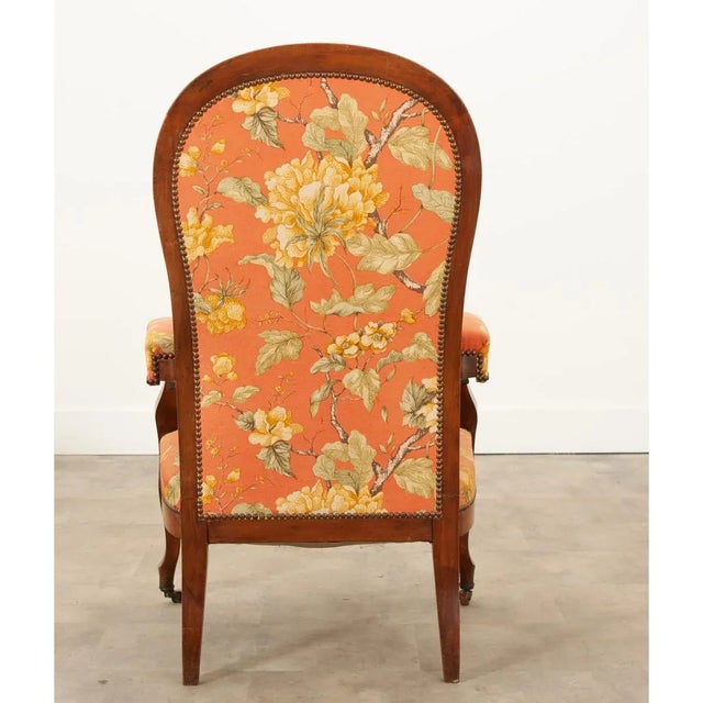 English 19th Century Upholstered Mahogany Recliner For Sale - Image 11 of 12