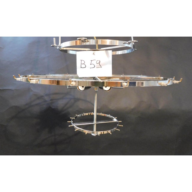 1960s Italian Clear Graniglia Murano Leaves Flush Mount For Sale - Image 9 of 10