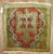 A vintage Anatolian Turkish Yastik square mini rug Measures: 1'7'' x 1'8'' Item # 31061