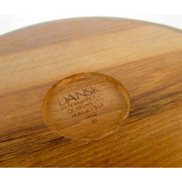 Vintage Mid-Century Modern Jens Quistgaard(Designer) Danish Teak Ice Bucket, for Dansk International(Mfr.) For Sale - Image 12 of 13