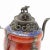 Vintage Chinese Carnelian and Enamel With Bronze Filigree Teapot For Sale - Image 12 of 13