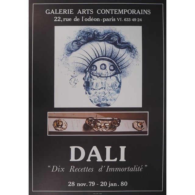 Salvador Dali, Surrealist Eye, Lithograph For Sale - Image 8 of 8