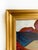 Abstract "Love Land" 2026 Painting by Jessalin Beutler With Vintage Frame For Sale - Image 3 of 3