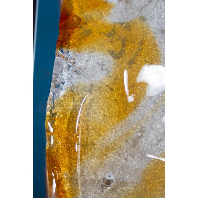 Glass Sconces by Mazzega, 1970s, Set of 2 For Sale - Image 7 of 9