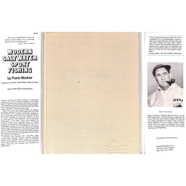 Paper "Modern Saltwater Sport Fishing" 1972 Woolner, Frank Woolner For Sale - Image 7 of 7