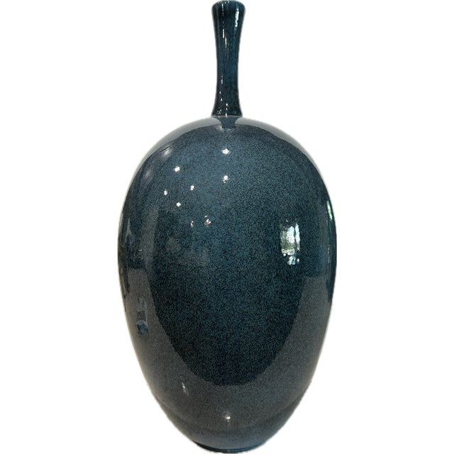 Global Views Sculptural Large Ovoid Egg Vase by Global Views For Sale - Image 4 of 8