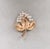 Metal Vintage 1960s Signed Crown Trifari Goldtone Faux-Pearl Grape Cluster Brooch For Sale - Image 7 of 9