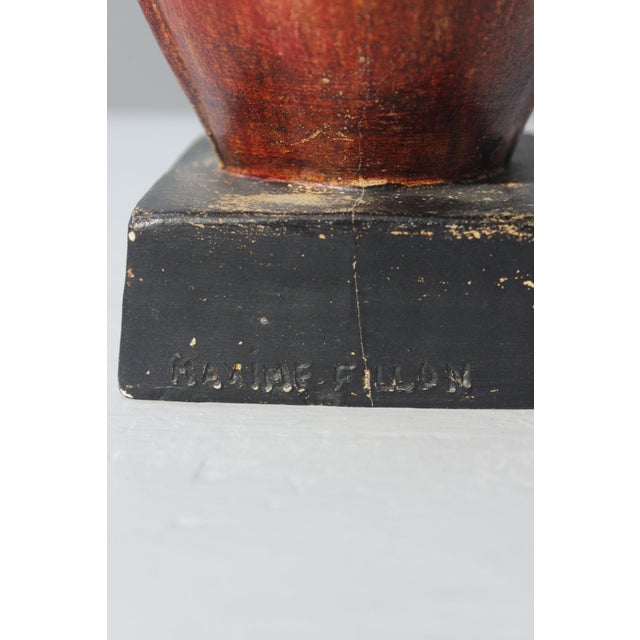 Zoomorphic Sculpture in Patinated Plaster by Maxime Fillon, 1970s For Sale - Image 14 of 15