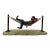 Signed Ron Lee Hobo Clown Resting in Hammock Sculpture on Natural Onyx Base, 1988 For Sale