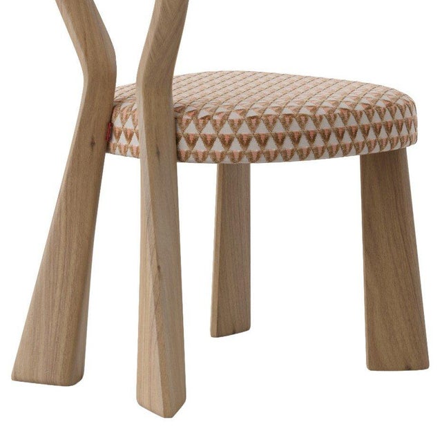 Mary III Dining Chairs with Wood or Lacquered Legs by Ottiu, Set of 4 For Sale - Image 6 of 7