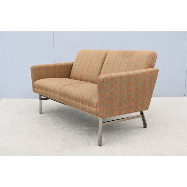 Jack Cartwright Mid-Century Modern Style Jack Cartwright Kelly Settee 2 Seats Sofa, 2 Available For Sale - Image 4 of 13