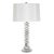 Contemporary Stacked Marble Stone Table Lamp For Sale - Image 3 of 5