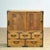 Traditional Japanese Tansu chest of drawers with sliding doors from the 1890s. Manufactured during the late Meiji era...