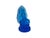 Crafted from translucent light-blue glass, this 5.25-inch tall figurine depicts the Bodhisattva Samantabhadra (Fuxian)...