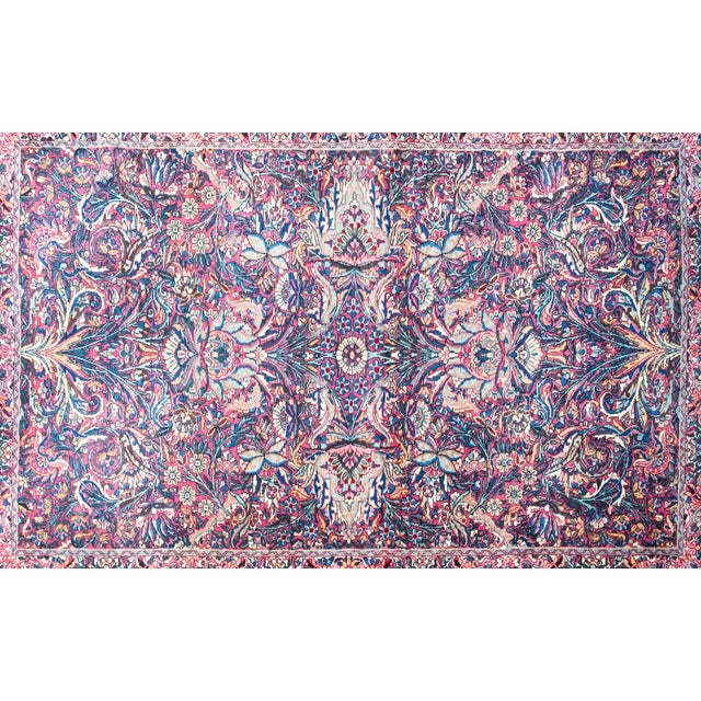 Textile Early 20th Century Persian Yazd Rug For Sale - Image 7 of 14