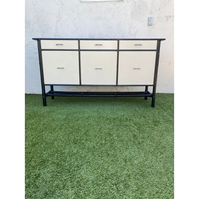 McGuire Style Refinished Bamboo Sideboard For Sale - Image 9 of 13