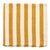 Deborah Rhodes Washed Fringe Awning Stripe Napkins, Mustard, Set of 4 For Sale