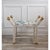 Port 68 Boca White Ocean Bamboo Bench For Sale - Image 4 of 9
