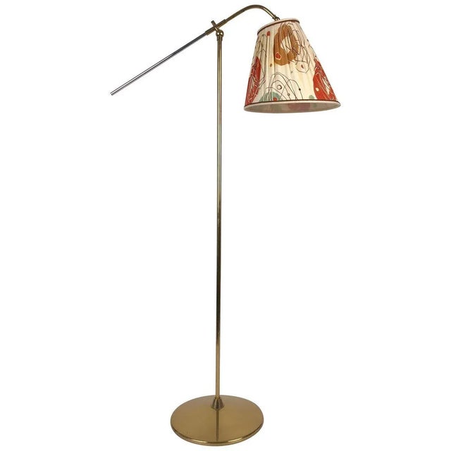 Mid-Century Modern Brass Floor Lamp from Rupert Nikoll, Austria, 1950s For Sale - Image 17 of 17
