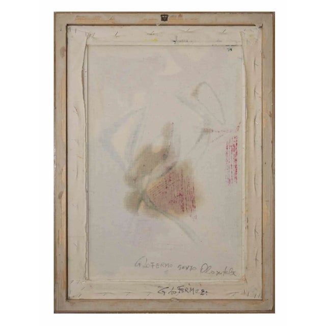 Abstract Composition is an original Contemporary artwork realized by Giorgio Lo Fermo (b. 1947) in 2021. Original Oil...