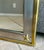 French Directoire Style Brushed Steel and Brass Wall Mirror Star Accents For Sale - Image 10 of 18