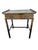 Chinoiserie Asian Altar Style Leather Side Table For Sale - Image 3 of 8