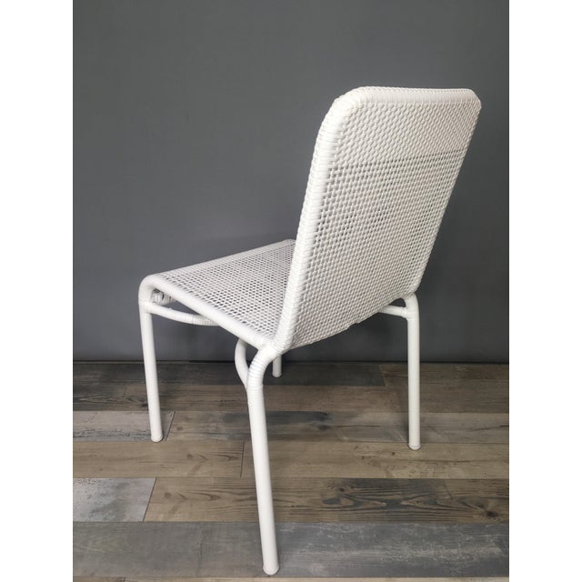 Not Yet Made - Made To Order French Outdoor Chair in Woven Resin by Henri Paris For Sale - Image 5 of 13