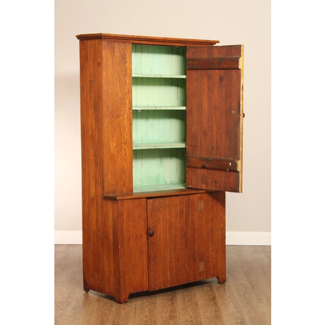 Antique Pennsylvania Oak Stepback Cupboard Chairish