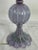 1950s 1950s Soft Lavender/ Gold Flecked Venetian Blown Glass Table Lamp For Sale - Image 5 of 12