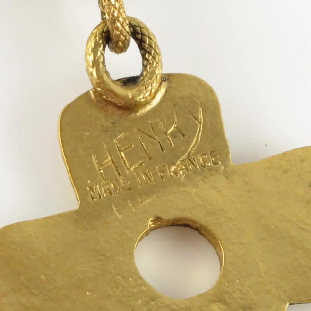 Henry Perichon Gilded Bronze Link Bracelet For Sale In Atlanta - Image 6 of 8
