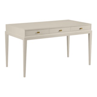 Casa Cosima Hayes Desk, Revere Pewter For Sale