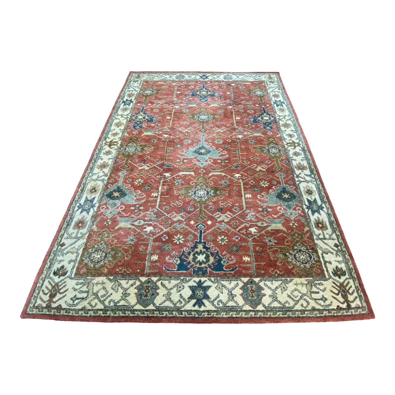 Pottery Barn Channing PersianStyle Hand Tufted Wool Rug Chairish