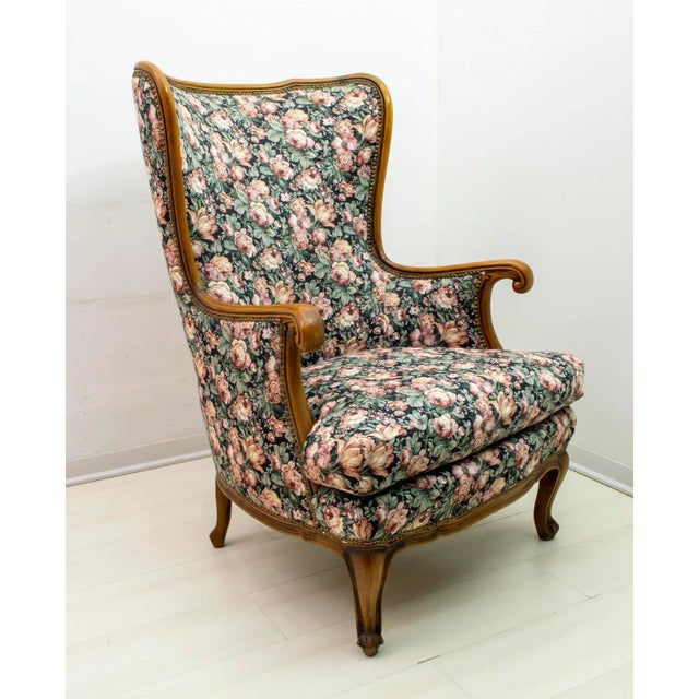 Brown Mid-Century Modern Walnut Lounge Chair, 1960s For Sale - Image 8 of 13