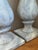 Off-white Vintage Monumental Faux Finished Balustrade Lamps - A Pair For Sale - Image 8 of 12