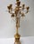 French Empire Neoclassical 7-Light Candelabra in Gilt Bronze and Crystal For Sale - Image 9 of 18