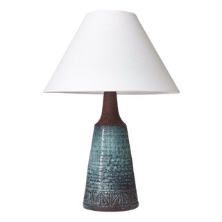 Scandinavian Modern Brutalist Stoneware Table Lamp from Sejer, Denmark, 1960s For Sale
